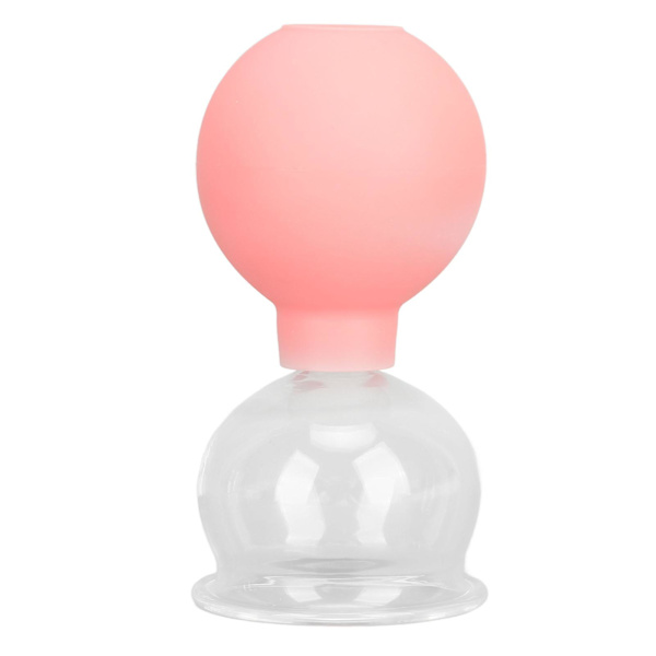 Glas silikon koppar kopp vakuumsug massage terapi för ansiktshud skönhetsverktyg Model 4