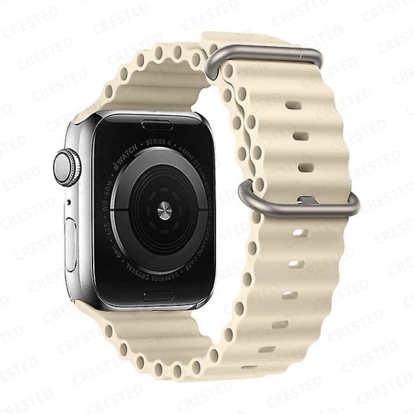 Rem For Apple Watch Ultra Band 49 mm 44 mm 40 mm 45 mm 41 mm 42 mm 45 Mm Klokkebånd Silikonarmbånd Iwatch Series 7 8 4 5 6 3 Se 42mm 44mm 45mm 49mm Antique