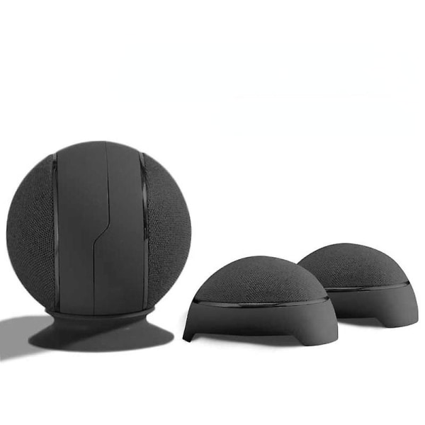 Sfærisk trådløs Bluetooth aftagelig magnetisk 3d-surround Black
