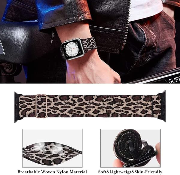 Elastisk Solo Loop-reim kompatibel med Apple Watch-remmer 27 38mm/40mm/41mm