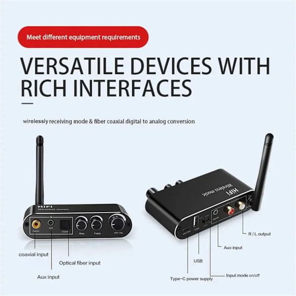 Bluetooth-mottaker T01 Bluetooth-kompatibel adapter