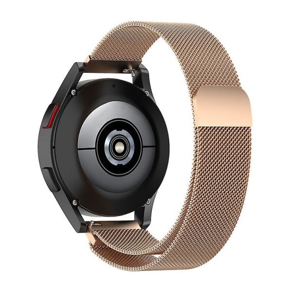 Vaihtohihna ruostumattomasta teräksestä valmistettu magneettinen Milan Fashion -ranneke Samsung Galaxy Watch 3:lle 22mm rose gold