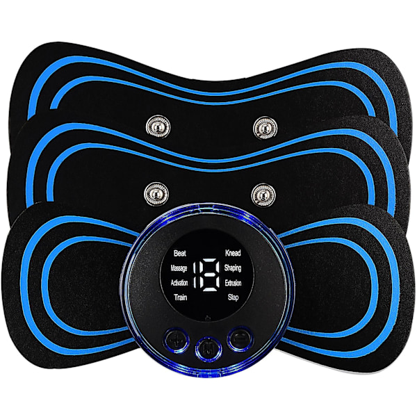 Mini Acupoints Massager Ems Stabil Strömförsörjning Fjärrkontroll Acupoints Massager Combination 2