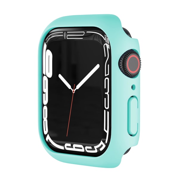 Etui til Apple Watch Cover 41mm 45mm 44mm 40mm 44 Mm Tilbehør Pc Protector Bumper Iwatch Series 6 Se 5 4 3 7 8 42mm 38mm Case 40mm series 654SE light blue