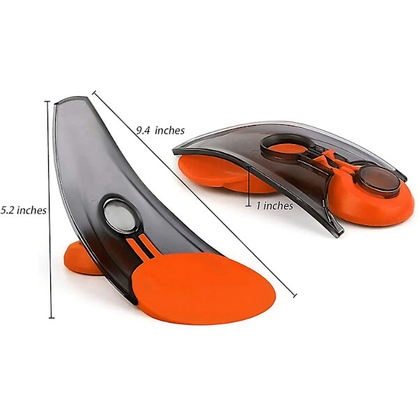 Golf Pressure Putt Trainer Bärbar Putting Träningshjälpmedel för golfträning Orange