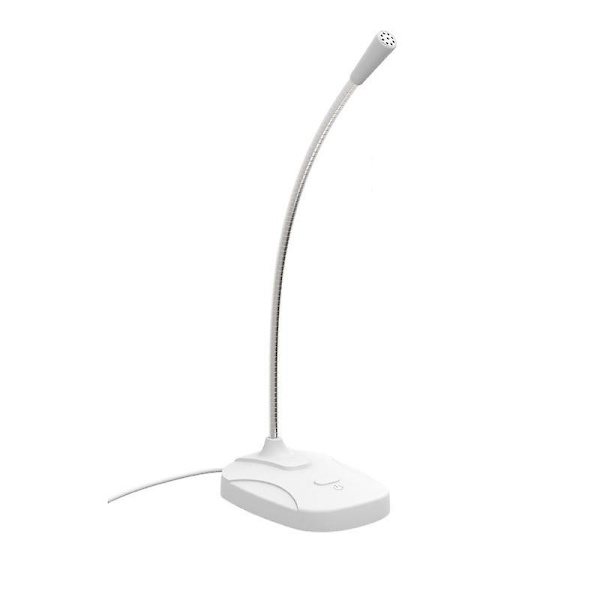 Mikrofon, Farve: M60-usb Indbygget lydkort Hvid