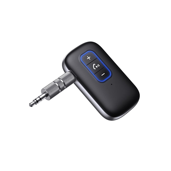Bluetooth Aux Biladapter med Håndfri Opkald, Dobbeltforbindelse og Op Til 18 Timers Afspilningstid - .