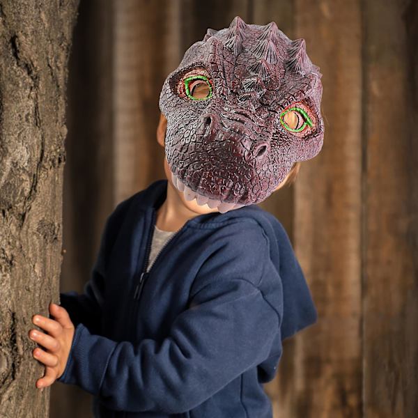 Dragon Dinosaur Mask Jurassic Tyrannosaurus Rex Halloween Snake Open Suu Lateksi Halloween Cosplay B