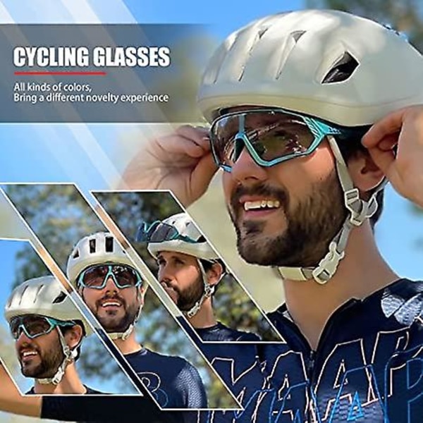 Pyöräilylasit Miesten Photochromic Aurinkolasit Naiset Mtb Maastopyörä Polkupyörä color 4