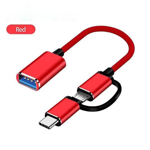USB C Otg -lataussovitin 10w Pd-laturi 2 in 1 Type-c Uros - Usb2.0 Naaras Otg-liitin Matkapuhelinsovittimet Macbook Pro 04 USB