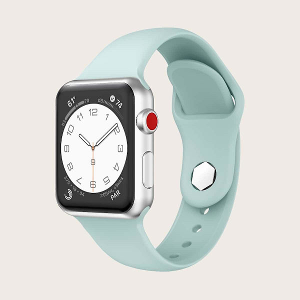 Justerbar urrem til Apple Watch Ultra 49mm med sekskantet studs i grøn Multicolor C Apple Watch Ultra 49mm