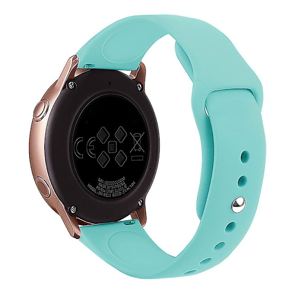 20 mm silikoniranneke Samsung Galaxy Watch6 Classic 47 mm 43 mm Lake Green