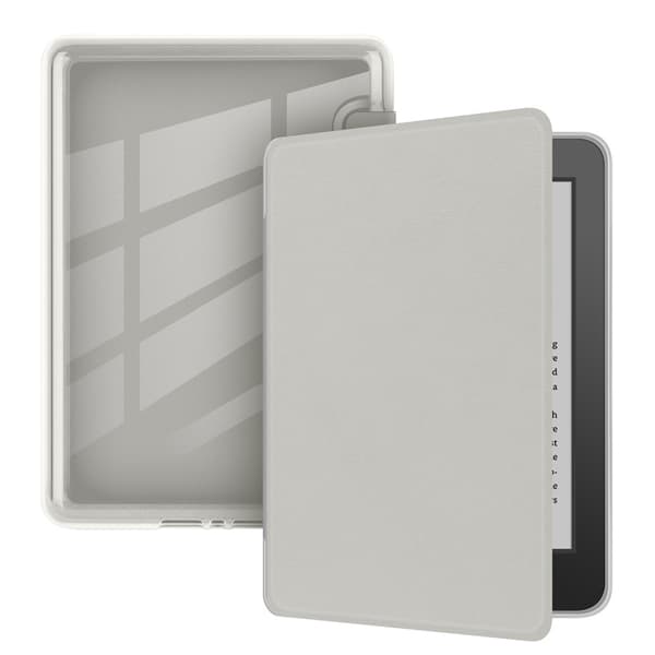 Etui - For Kindle Paperwhite 6 12. generasjon 7\" (2024), Smart Case Flip Protect Cover (grå)