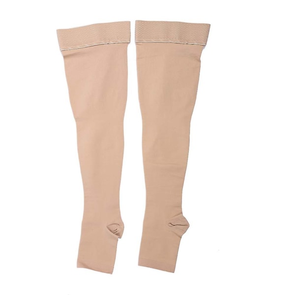 1 Pari Medical Elastic Compression Stockings Varicose Veins Stockings Leg Thin Leg Slimming (skin Color ) M