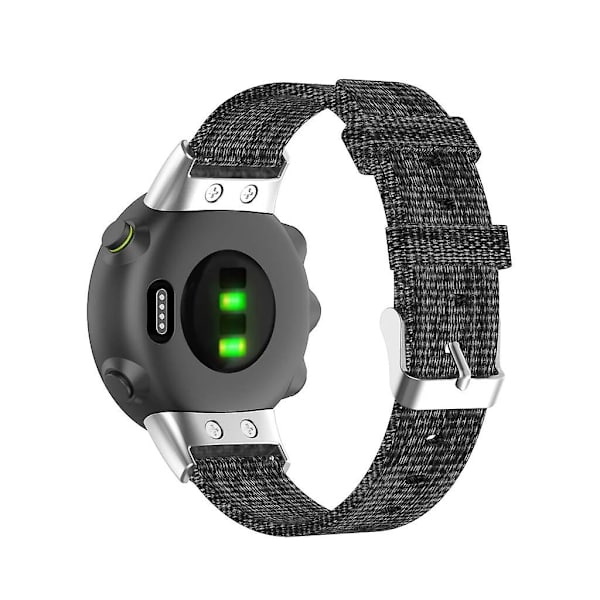 För Forerunner 45 Nylon Watch Band Armband Armband Slitstarkt Gray