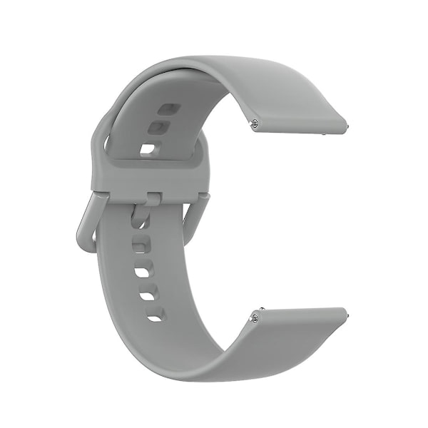 23mm Färgspänne Silikon Armband Rem för Fitbit Versa 2 / Versa Lite / Blaze, Storlek: S Gray