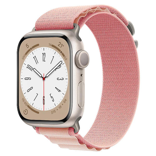 Alpine Loop Rannekoru Apple Watch Ranneke 49mm 44mm 40mm 45mm 41mm 42mm 38mm 38 40 44 45mm Rannekoru Iwatch Ultra Series 7 6 3 Se 8 38 40 41mm pink