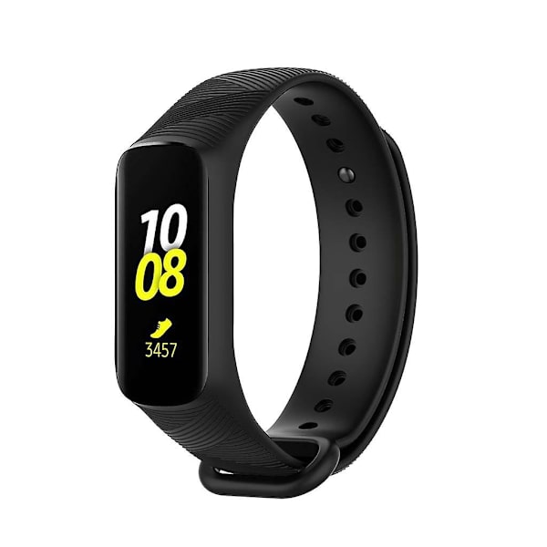 För Galaxy Fite R375 Armband Slitstarkt För Smart Armbandsbälte Black