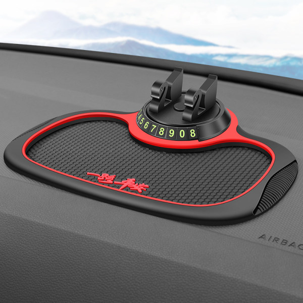 Multifunktionel bil Anti-Slip-måtte Autotelefonholder Skridsikret Anti Slide Dash-telefonmontering Silikone Dashboard Car Pad-måtte C