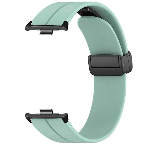 Silikone Rem til Xiaomi Smart Band 8 Pro, Med Magnetisk Spænde Mint Green