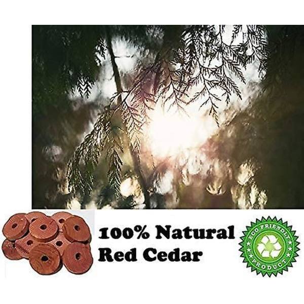 Cedar Naturals aromaattiset Cedar palikat vaatteiden säilytykseen | 100 % luonnolliset punasetripuusormukset vaatekaappien järjestäjiin ja säilytyslaatikoihin | Keittiö Stora