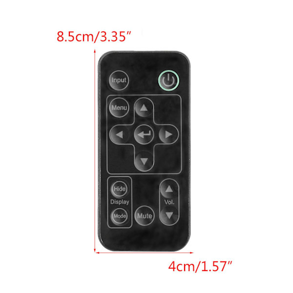 Fjernkontroll for smartprojektor, trådløs bryter for Uf55 Uf60 Uf65 Uf75 40wi
