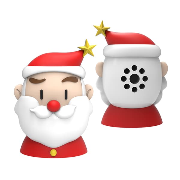 Bærbar trådløs Bluetooth-høyttaler til jul (Julenissen)