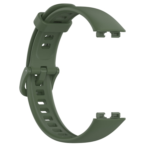 Passer til Huawei Band 8 TPU Udskiftningsarmbånd Dark Green