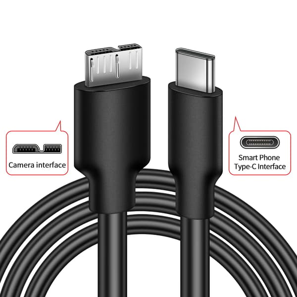 Adaptere USB Type-C til UC-E14 OTG-kabel, til NIKON D5 D500 D800 D800E D810 D810A D850