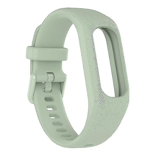 Slitstarkt mjukt silikonarmband med fodralsskydd handledsrem för GarminSmart 5 Light green, Light Green C GarminSmart 5