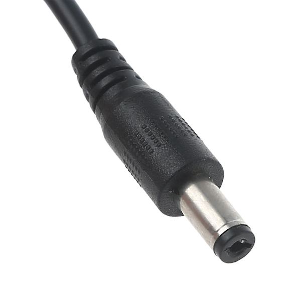 Uros-C-liitin DC5521-virtalähteen latauskaapeli, jossa 3,5x1,35 mm:n ja 4,0x1,7 mm:n sovittimet 2m