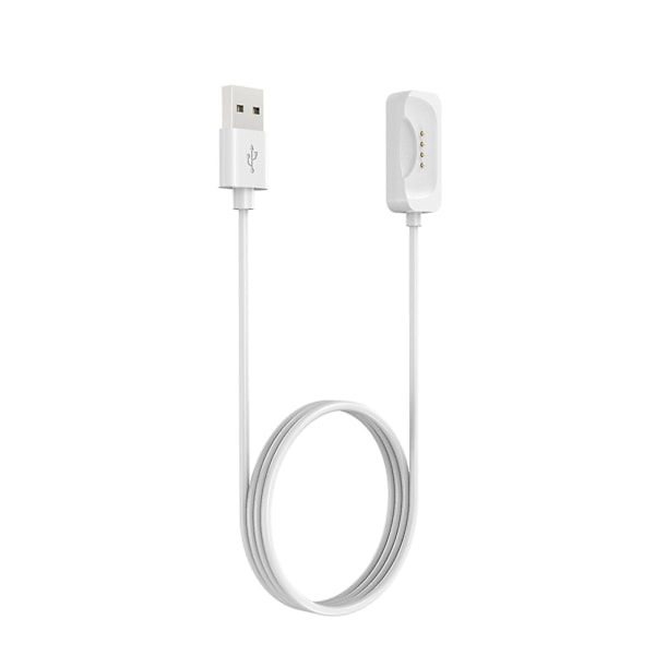 Magnetisk brakettlader USB-ladekabel strømadapter for Watch 3/3 Pro/2/1 White