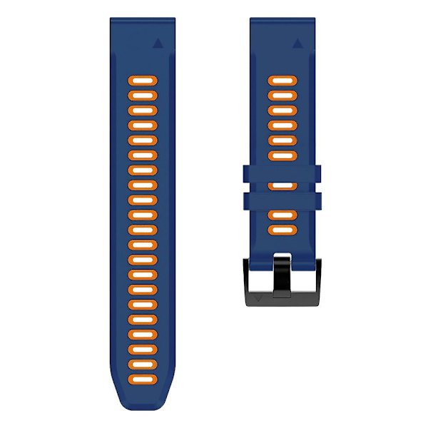 26 mm watch för Garmin Tactix 7 Pro Midnight Blue Orange