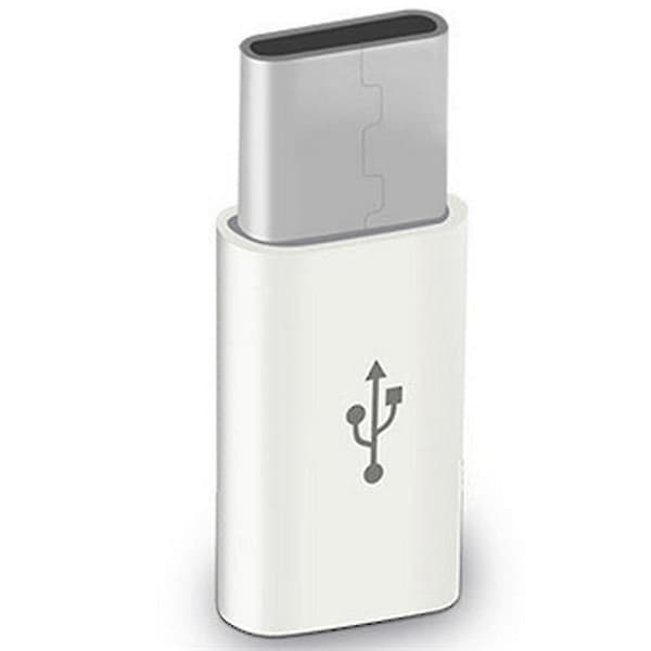5st Liten Micro USB till Usb-c Adapter Mobiltelefon Adapter Typ-c Interface Data Line Converter För Samsung Xiaomi Huawei Black