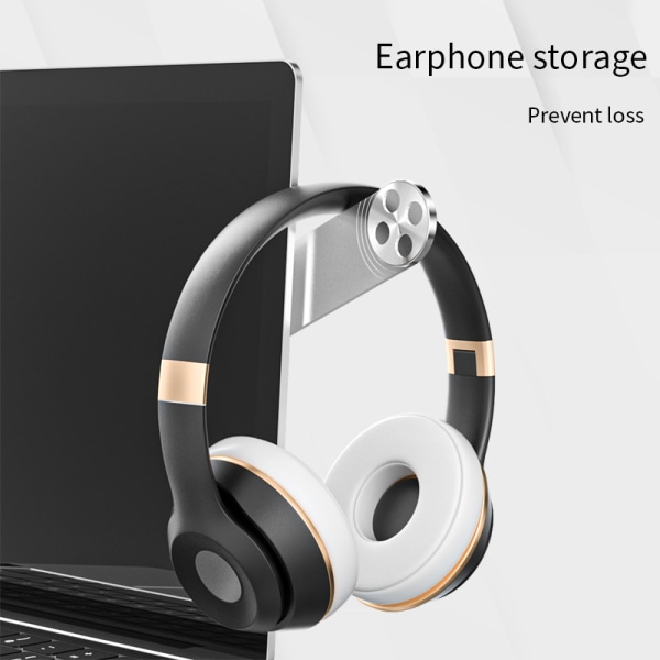 2 i 1 Laptop Expand Stand Notebook Til iPhone Xiaomi Support til Macbook Air Pro Desktop Holder Computer Notebook Tilbehør black