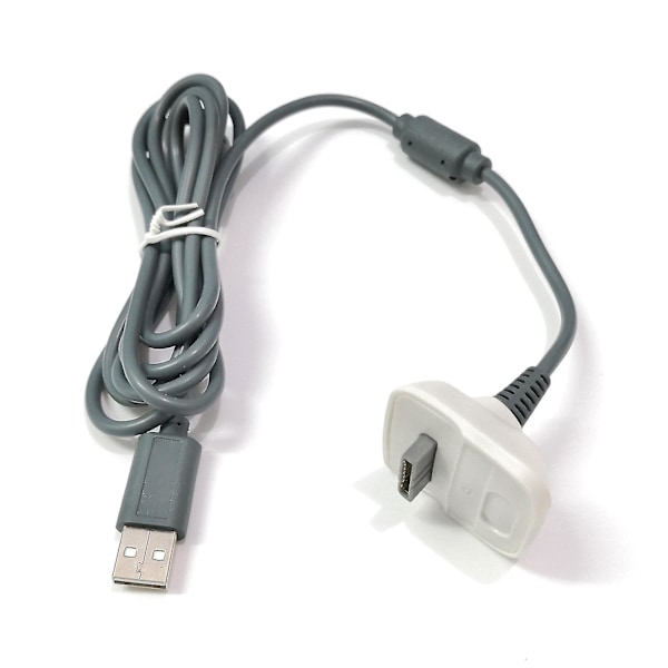 USB For Play Laddningskabel Kabelsladd för Xbox 360 trådlös spelkontroll