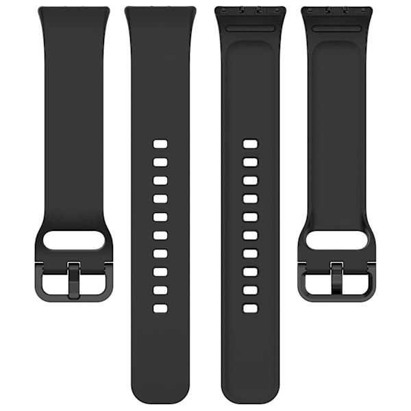 For Samsung Galaxy Fit3 Fleksibel Klokke Rem Silikonbånd Håndleddsarmbånd - Rød Black