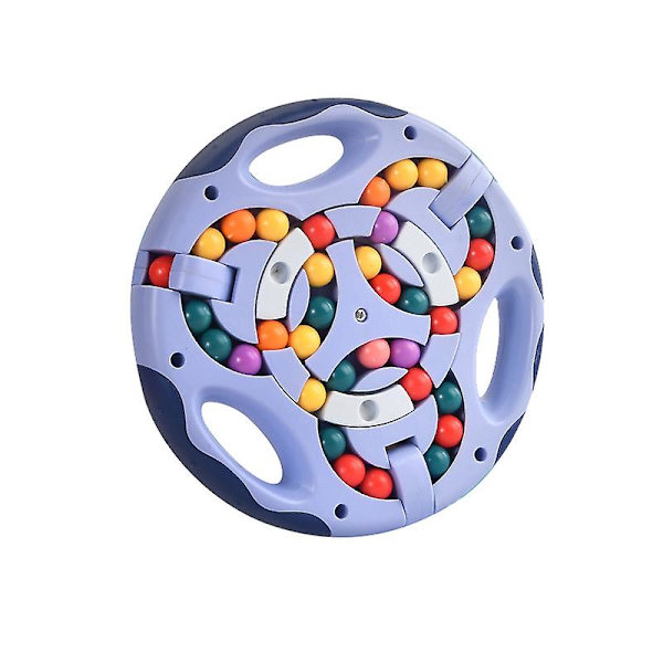 Pyörivät taikapavut magic paineenalennuslelut pyörivät pienet helmet fidget spinner Magic Cube toy Lasten palapeli Opetus Blue