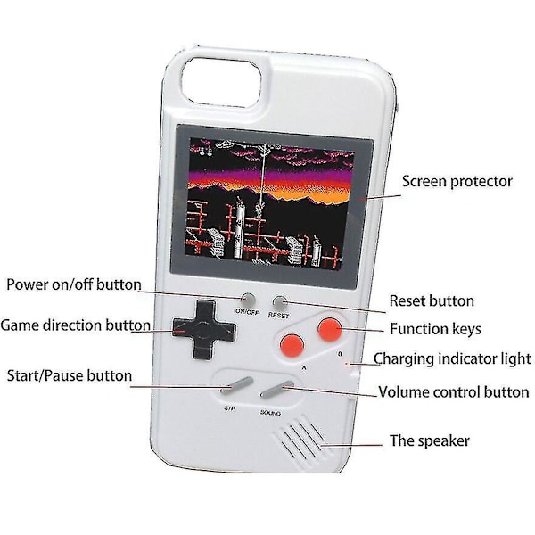 4,1 tommer stor skærm Tetris-spilkonsol White For iphone 13Pro