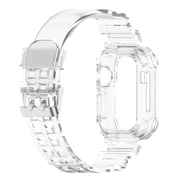 Remme til Apple Watch Series 8/7 41mm/6/5/4/SE/SE (2022) 40mm/3/2/1 38mm Anti-scratch Watch B Transparent, Transparent B Apple Watch SE (2023)