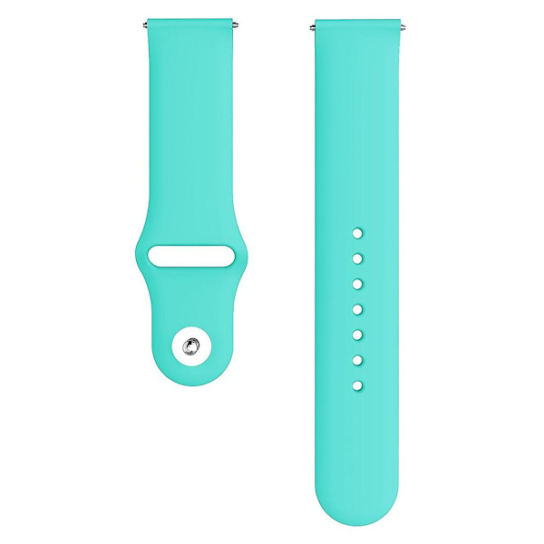 För Samsung Galaxy Watch Active2 Bluetooth Version 40mm Smart Watch Solid Color Silikon Armband Mint Green