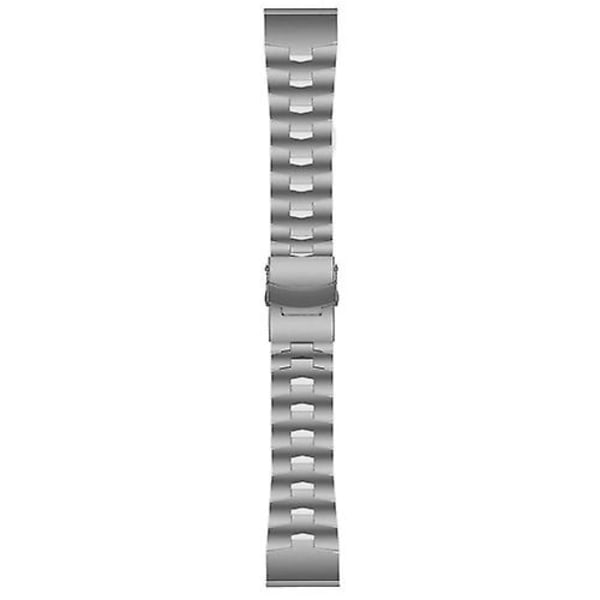 Til Garmin Descent G1 22mm Titanium Alloy Quick Release Watch Band XDD Titanium Gray