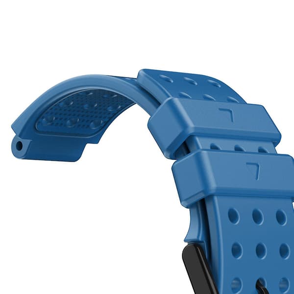 Urrem Blød Silikone 20mm Urrem Håndledsrem Erstatning Til Garmin Approach S20/forerunner 220 230 235 630 620 735 Blue