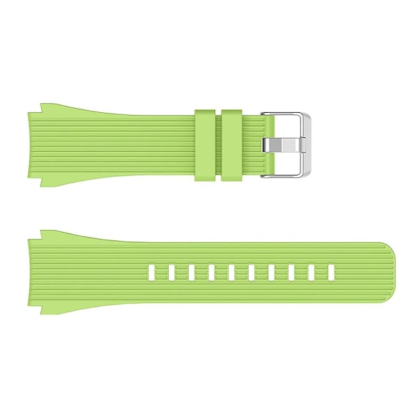 Pinstriped silikone smart watch rem til Samsung Galaxy Watch3 45mm Green H Samsung Galaxy Watch3