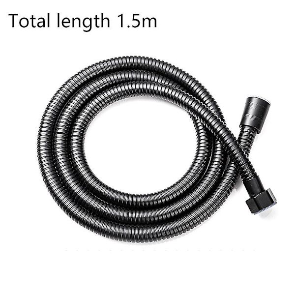 Korkeapaineinen vettä säästävä suihkupää 6-moodilla turbo-suihku säädettävä vesihieronta eko-suihku kylpyhuonetarvikkeet Black hose