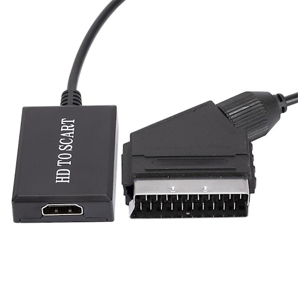 Hdmi til scart konverter 1080p Hd Audio Video Adapter