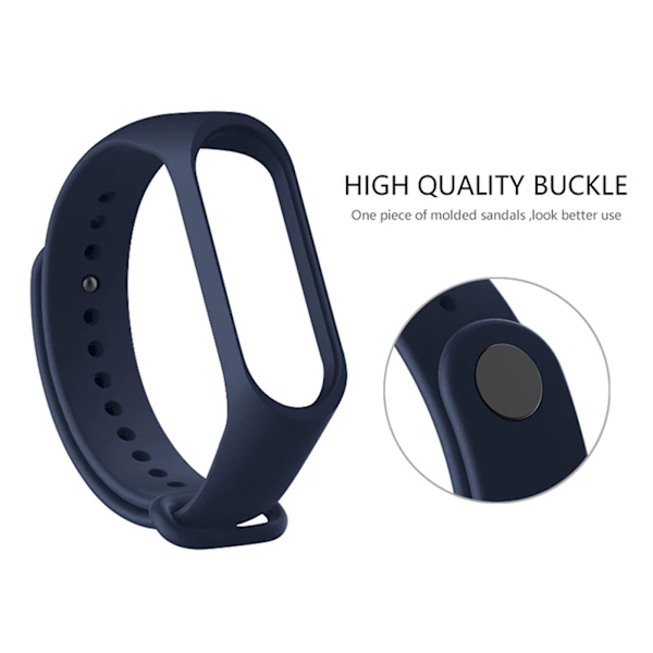 For Xiaomi Mi Band 6 (CA8856) Silikonarmbånd Dark Green