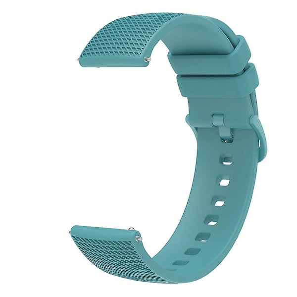18mm Rutete Silikonurrem for Garmin Venu 3s / Forerunner 265s Green