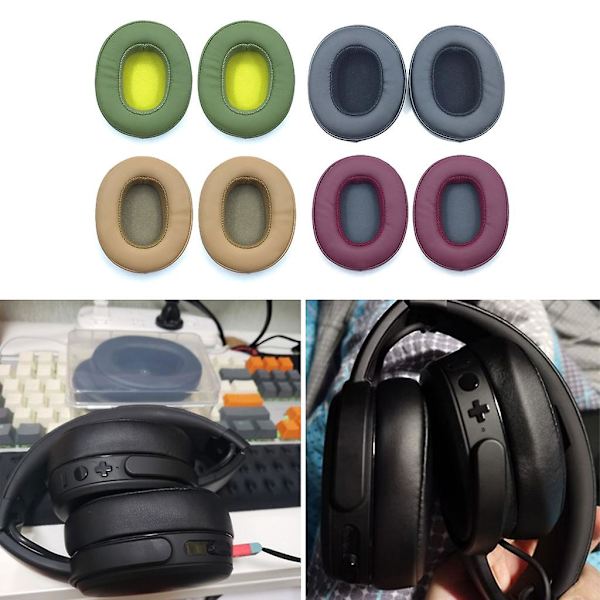 Ørevarmere til Crusher 3.0 Wireless Hesh3 Hovedtelefoner Udskiftning Headset Covers