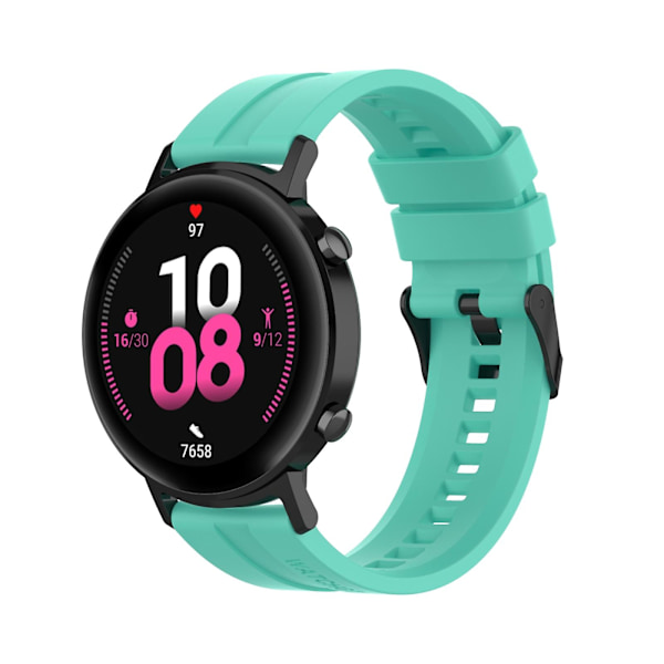 For Huawei Watch GT 2 42mm Watchband med sort spænde Aurora Blue